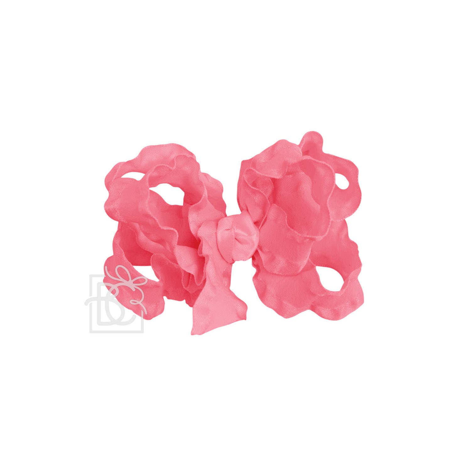 Beyond Creations, LLC - Wholesale Hair Bow - Kids - DOUBLE RUFFLE BOW ON CLIP5