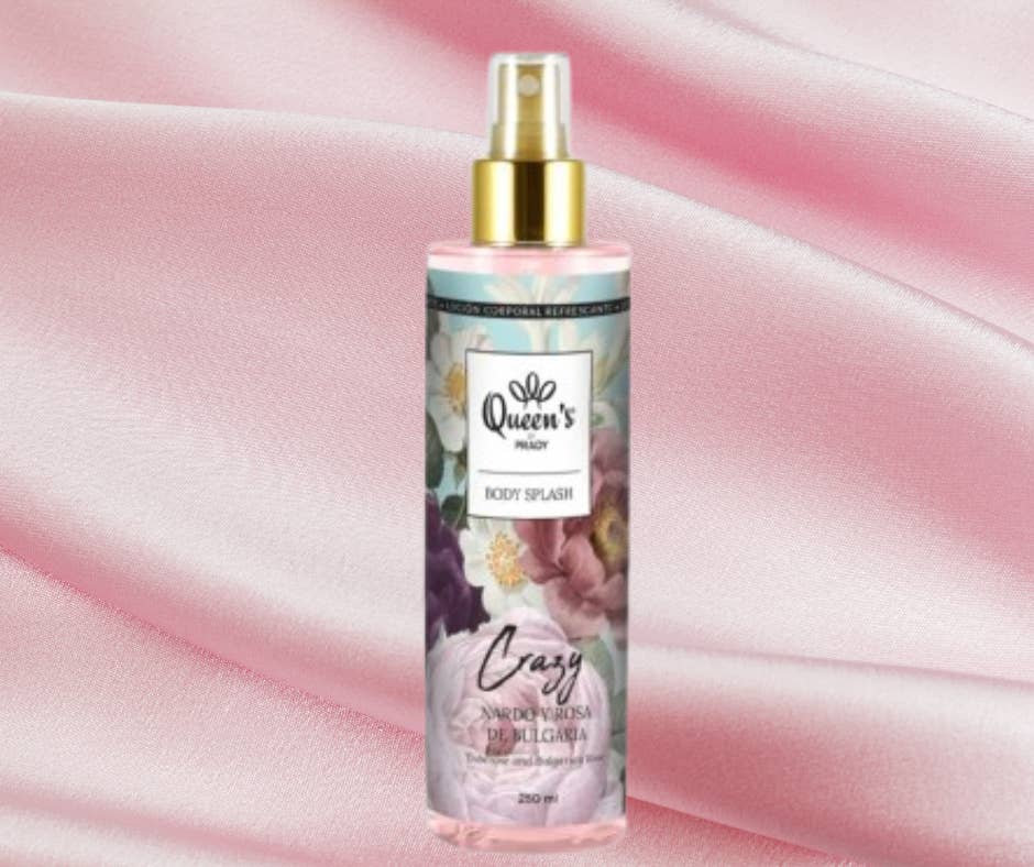 Kcosmetique – Óleos essenciais/água para rosto e corpo por atacado – BRUMA PARA CORPO E CABELO CRAZY PRADY 250ML