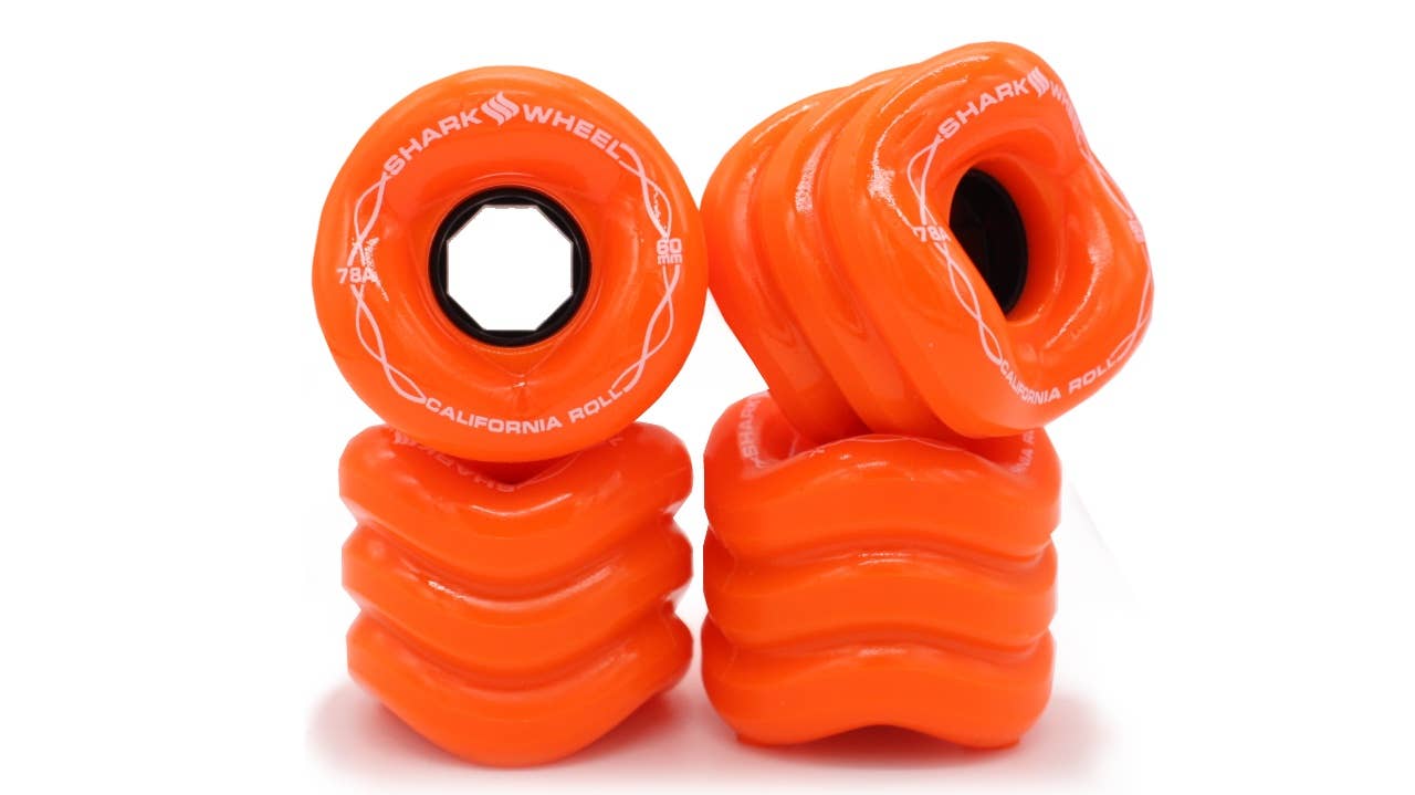 Shark Wheel – wholesale Sporting accessories – Shark Wheel 60mm Skateboard Wheels (California Rolls)8
