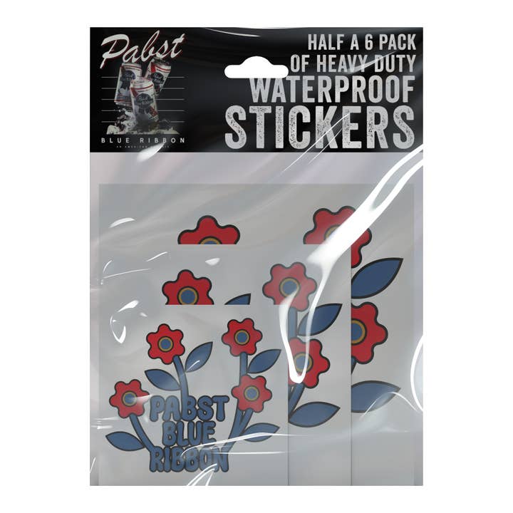 Smithco Distributing - Wholesale Phone & Laptop Stickers - Pabst Blue Ribbon Decals - Beer Stickers, PBR Stickers5
