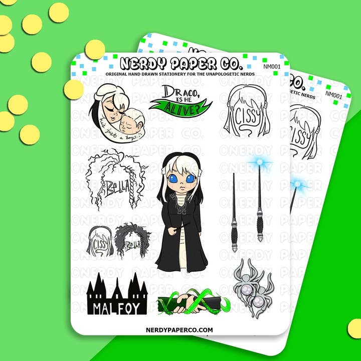 Cissy - Handritat teckenvinylklisterark för wholesale av NERDY PAPER CO.