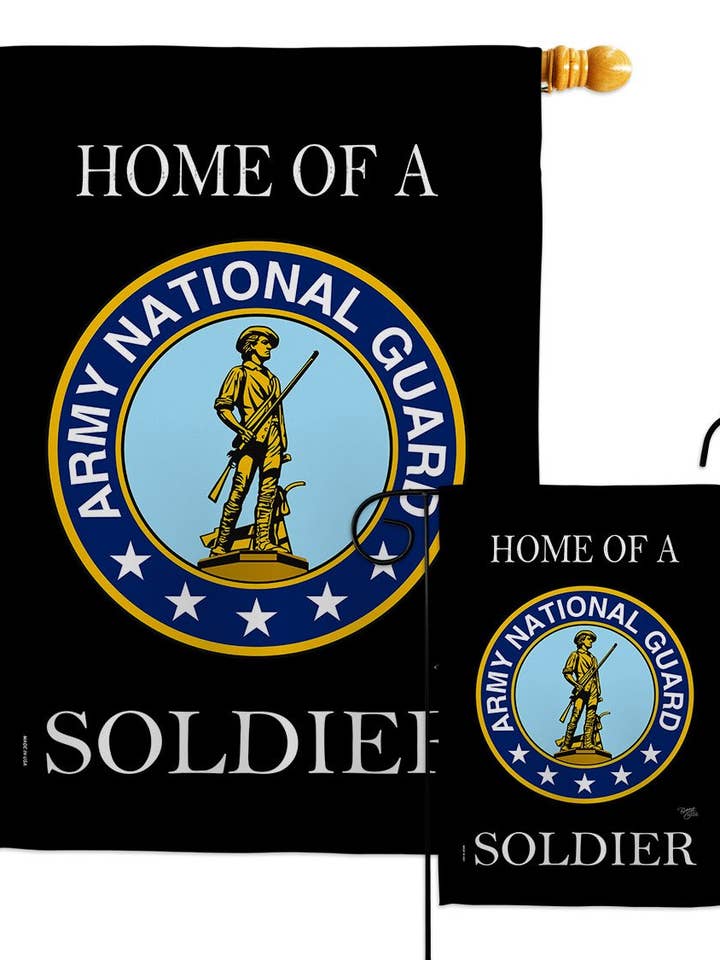 Hjem for National Guard Soldat Military Army Decor for engroshandel hos Two Group Flag Co