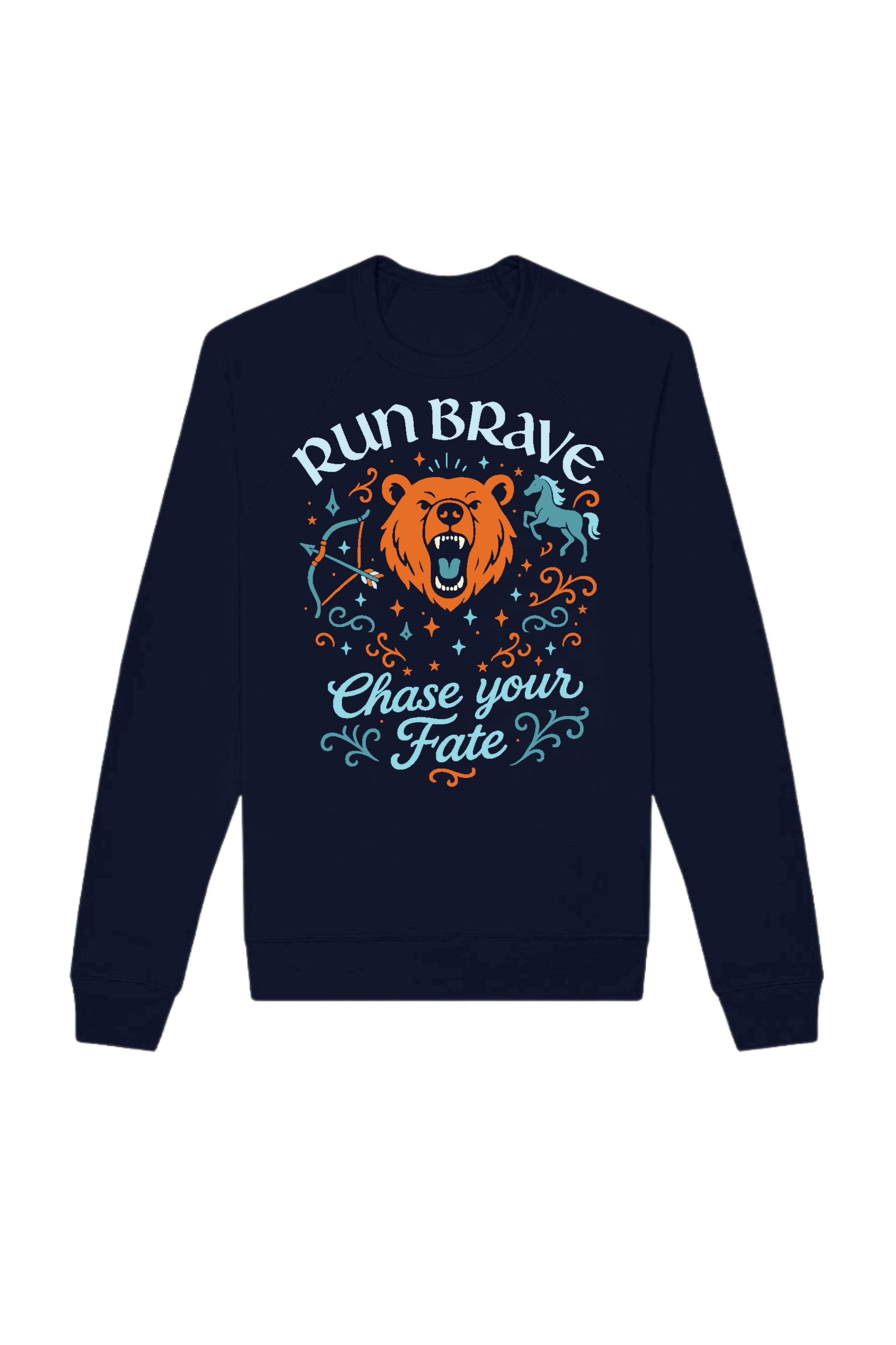 Sarah Marie Running Co - Wholesale Graphic Sweatshirt - Women's - Run Brave Sweatshirt1