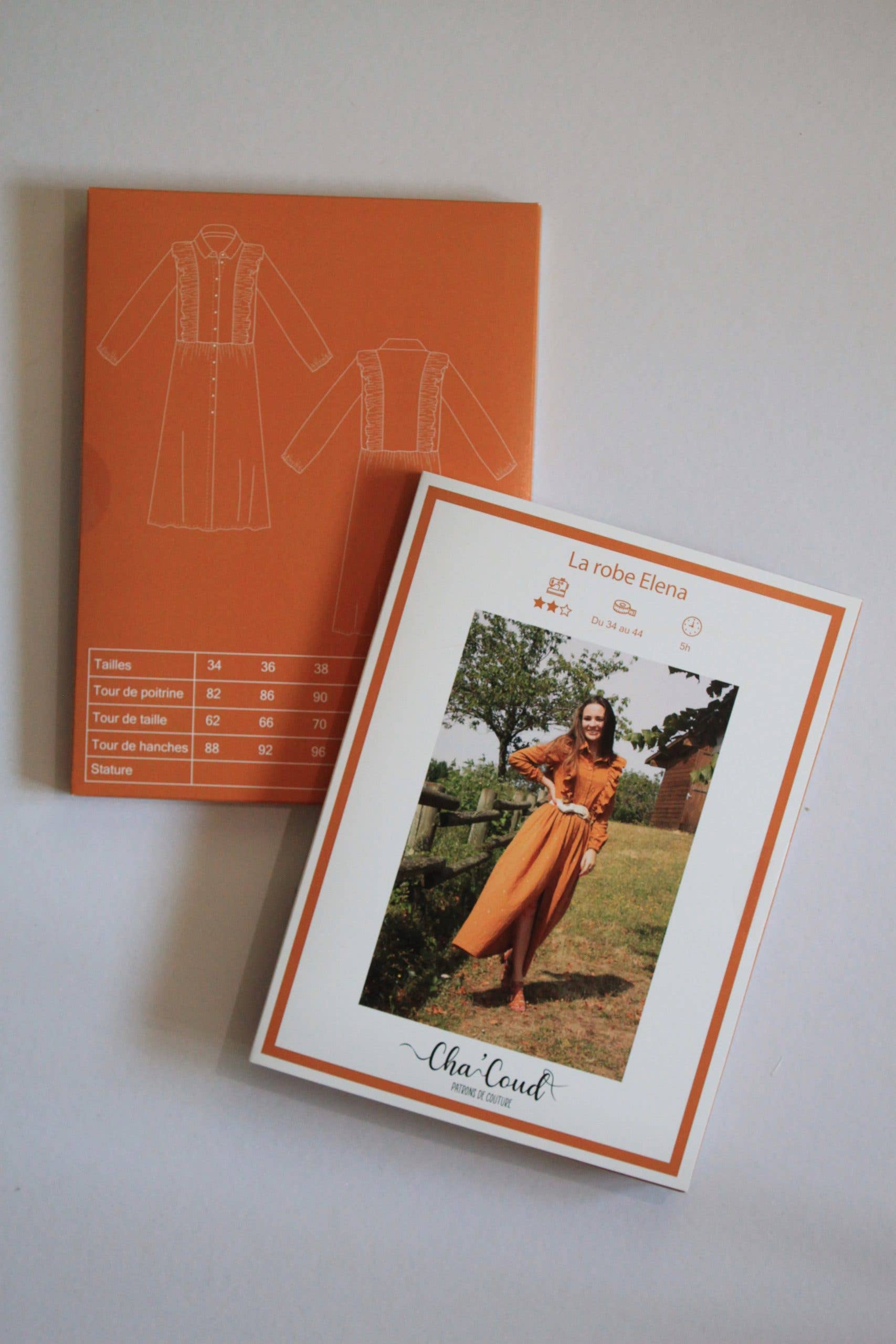 Cha' coud - Wholesale Craft Sewing Kit - Sewing pattern - The Elena dress3