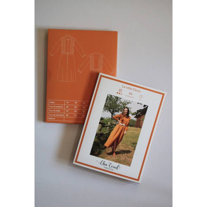 Cha' coud - Wholesale Craft Sewing Kit - Sewing pattern - The Elena dress3