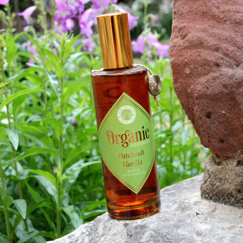 Shared Earth - Wholesale Room & linen spray - Room freshener Organic Goodness, Patchouli Vanilla, 100ml1