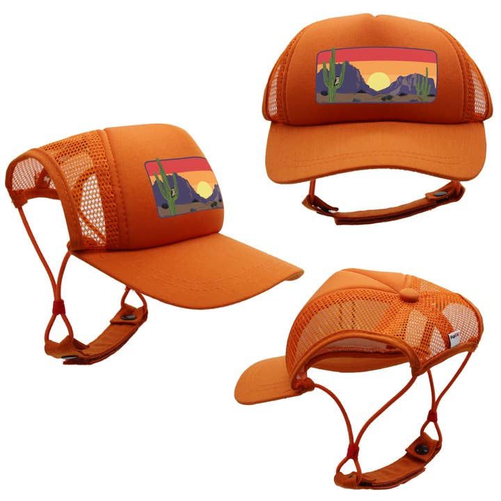 PupLid - Wholesale Pet Hat - Dog - Desert Owl Standard or Namedrop | Trucker Hat for Dogs42