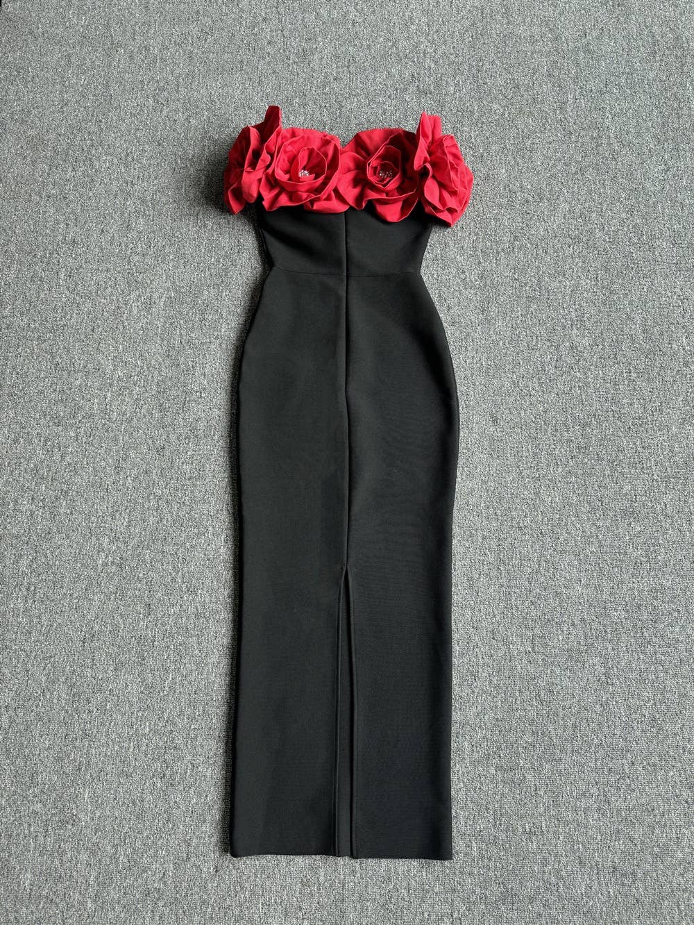 Productseeker – wholesale Klänning - Dam – DR0190 Elegant blommig bandageklänning - svartvitt19