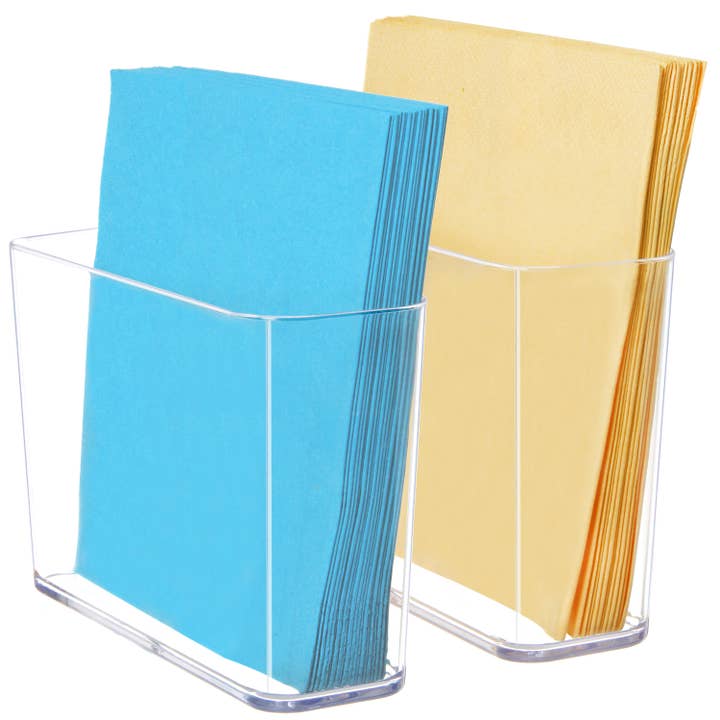 Youngever 2 Pack Clear Plastic Napkin Holders for wholesale by Youngever