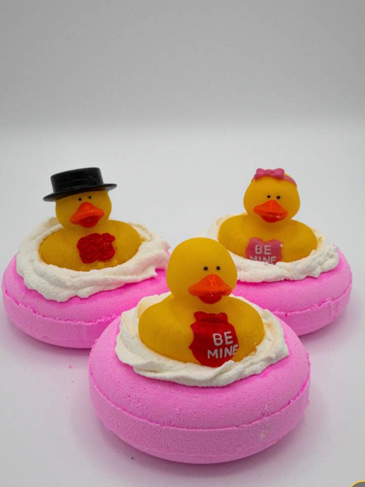 Valentine Frosted Inner Tube Bath Bombs by Sassy Bubbles for wholesale by Sassy Bubbles