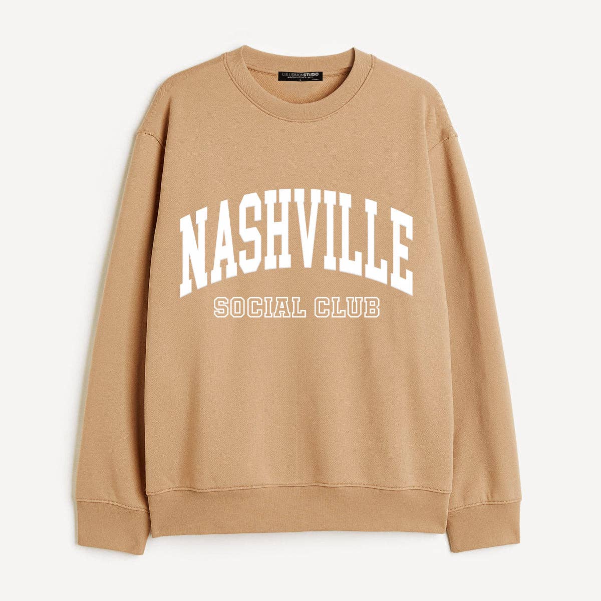 House of Lulu – Engroshandel Grafisk Sweatshirt - Dame – Brugerdefineret City Social Club Sweatshirt2