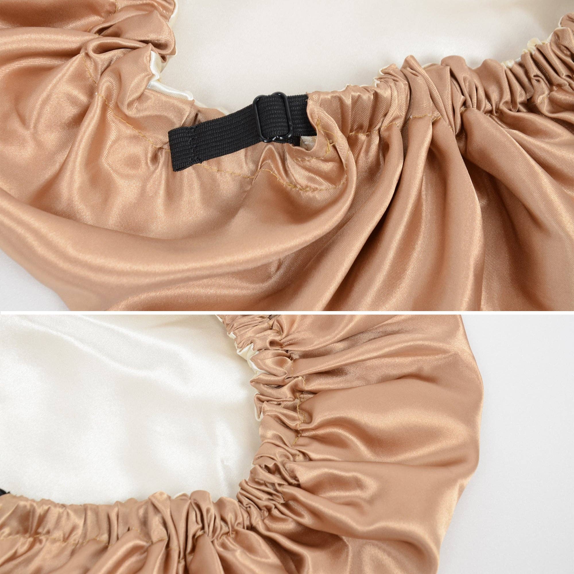 AK Brand – wholesale Sleep cap / bonnet – women's – Silk Sleep Bonnet Adjustabl Elastic Band Hair Protection Cap14