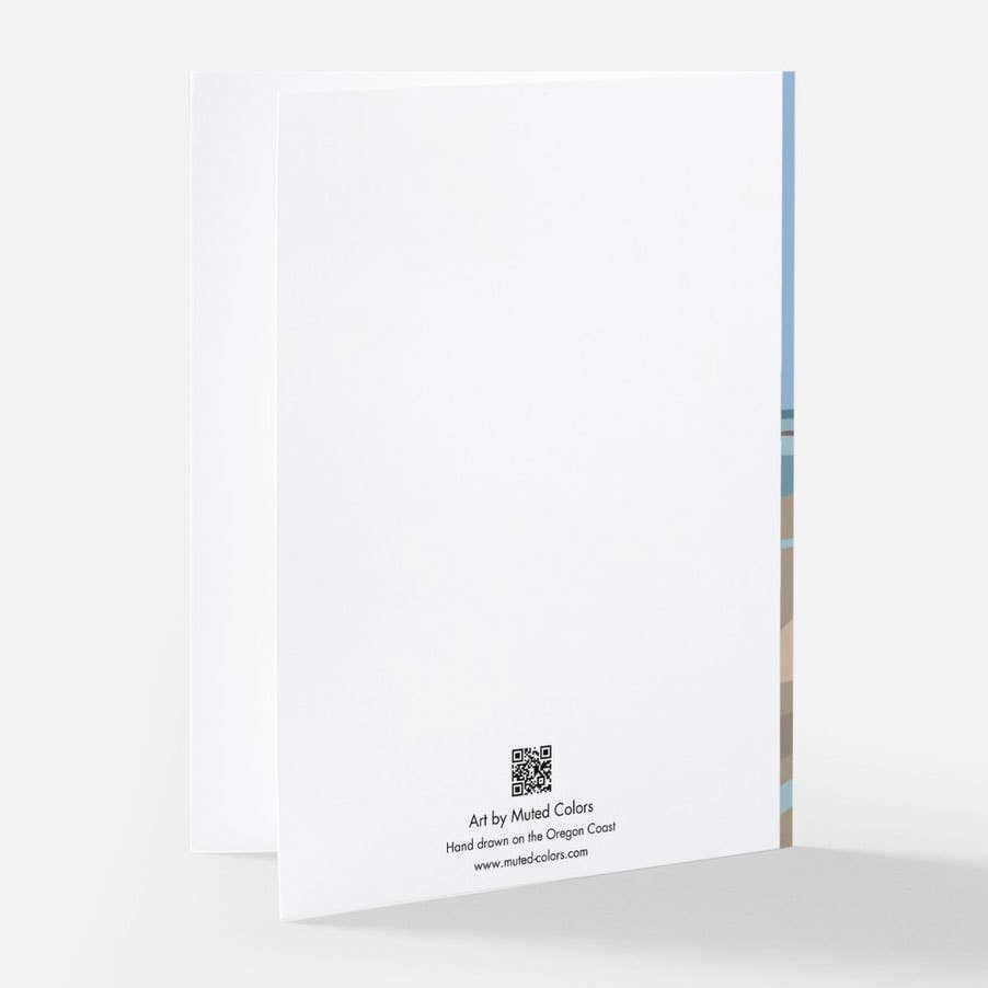 Muted Colors - Wholesale Postcard - Lincoln City Roads End | Card1