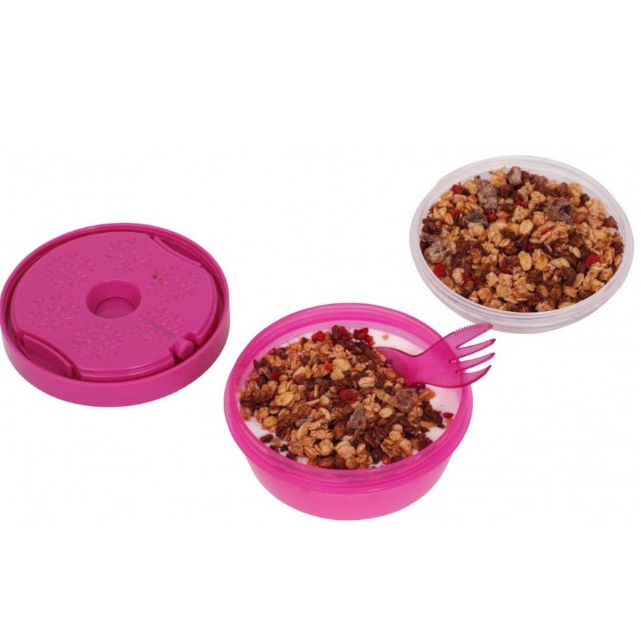 Carl Oscar - Wholesale Lunch Bag/Box - N'ice Cup, snack box with cooling disc - Purple3