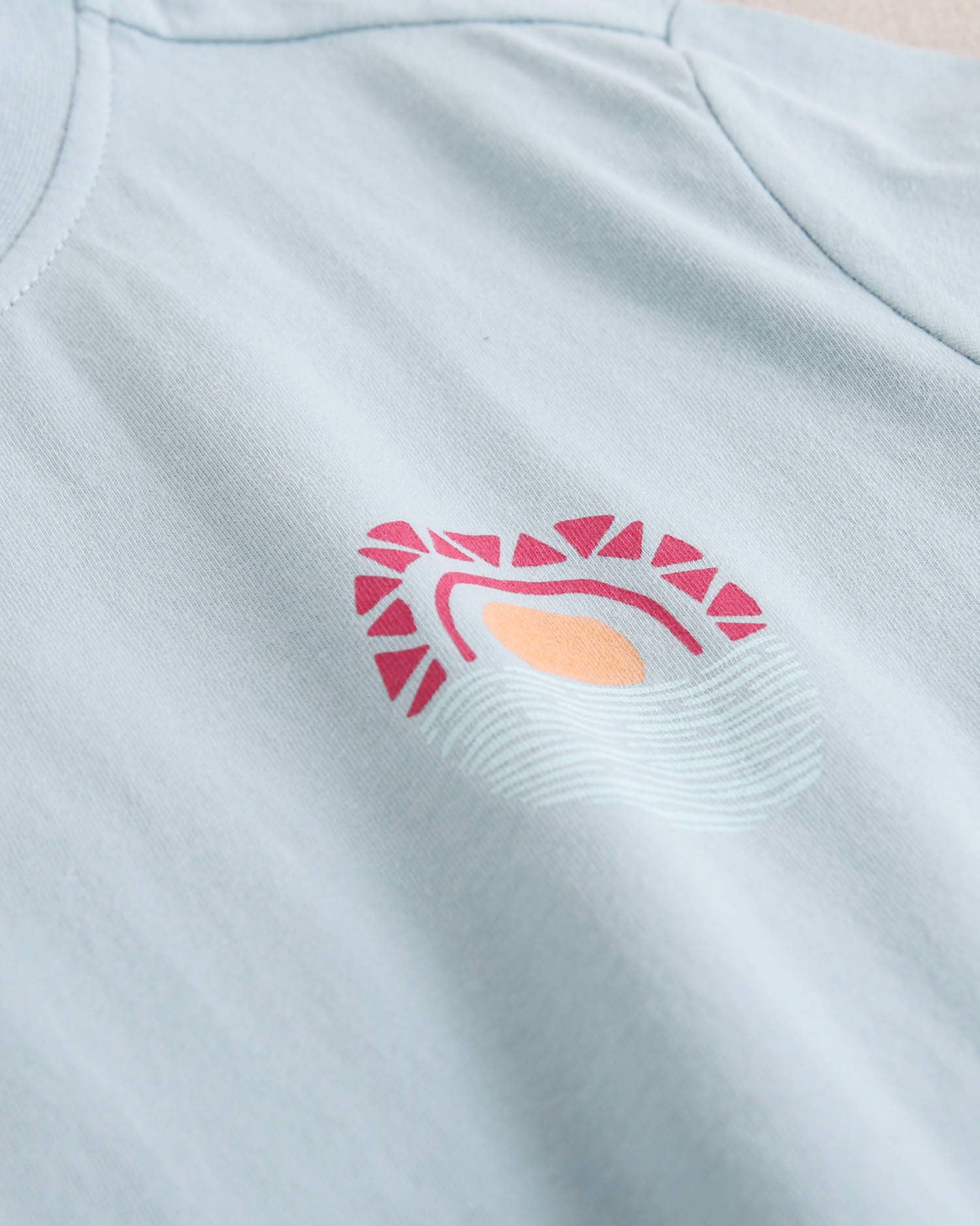 Dadati - Wholesale Screen Printed T-Shirt - Kids - Bondi blue children's t-shirt with back print1