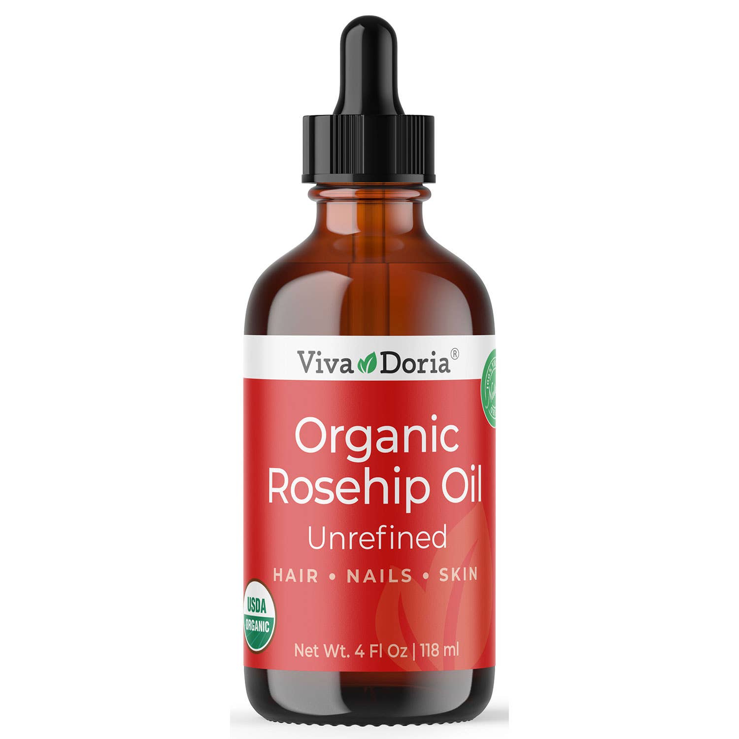 VIVA DORIA INC. – wholesale Bath/body oil – Rosehip Oil USDA Certified Organic, 1 fl oz (30 mL)2
