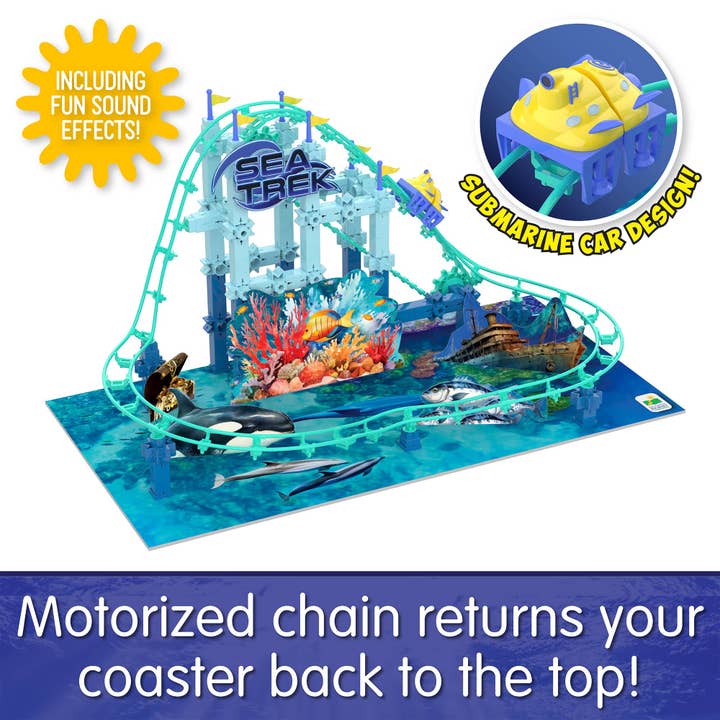 University Games - Wholesale Toy Set - Kids - Roller Coaster - Techno Trax Sea Trek2