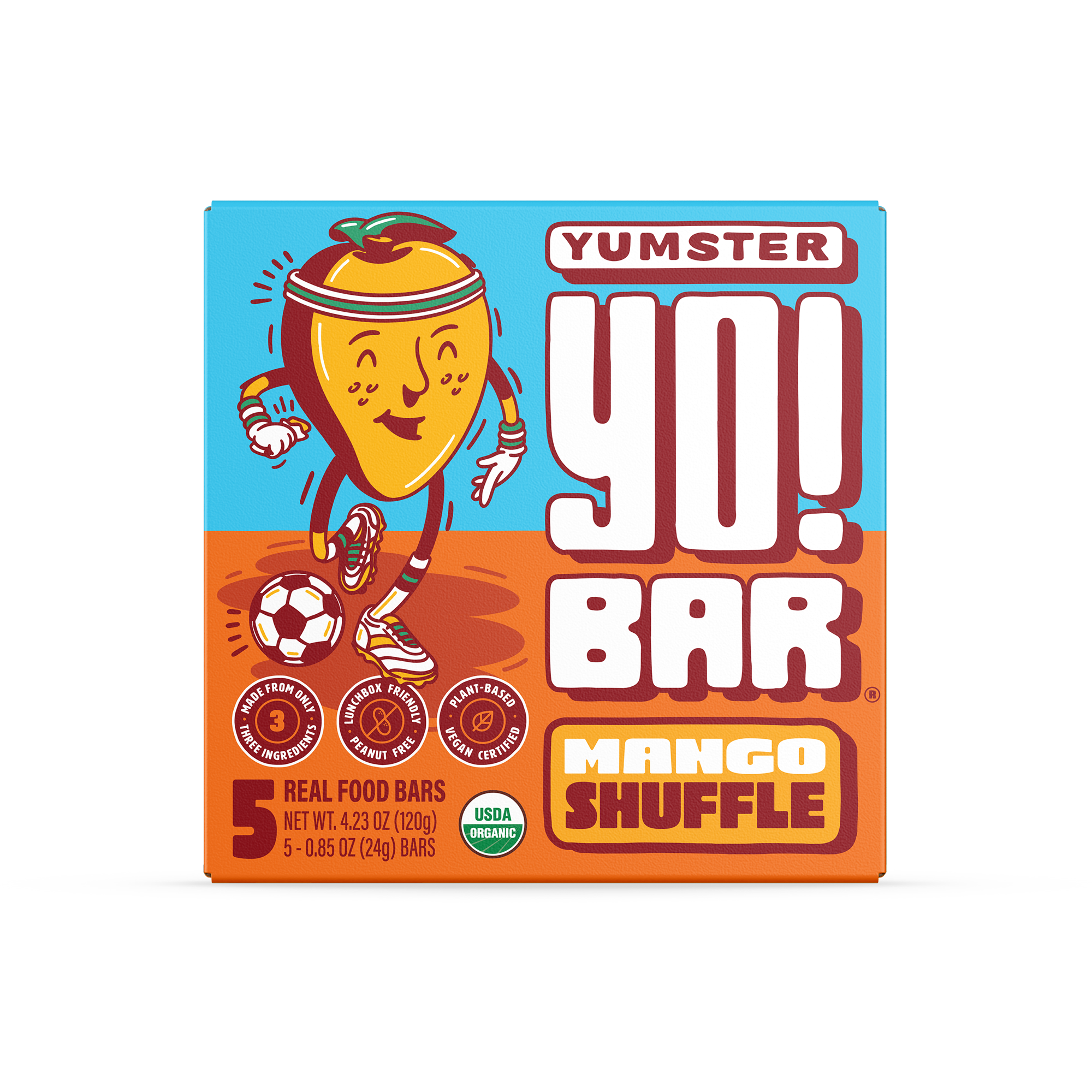 Bearded Brothers - Wholesale Snack Bar - Mango Yumster Yo! Bar (30 Bars)1