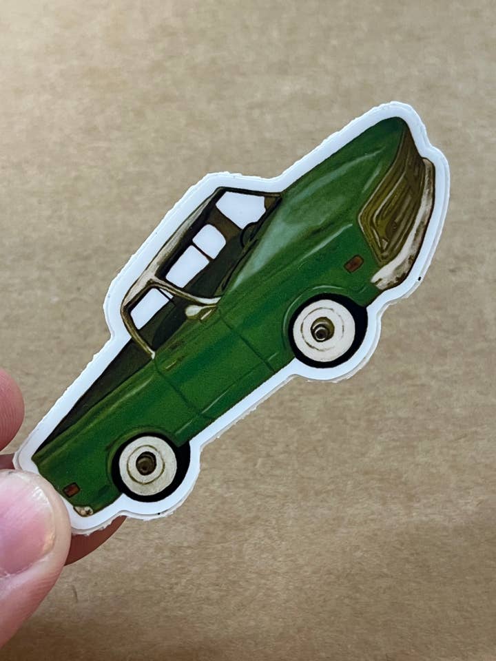 Green Truck Sticker for wholesale by ON THE GO Studio