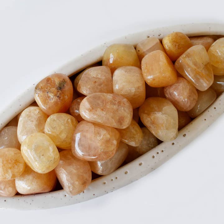 Soothing Crystals - Wholesale Spiritual Stone/Crystal - 100g Tumbled Stone |Yellow Aventurine |Healing Tumbled Stone3