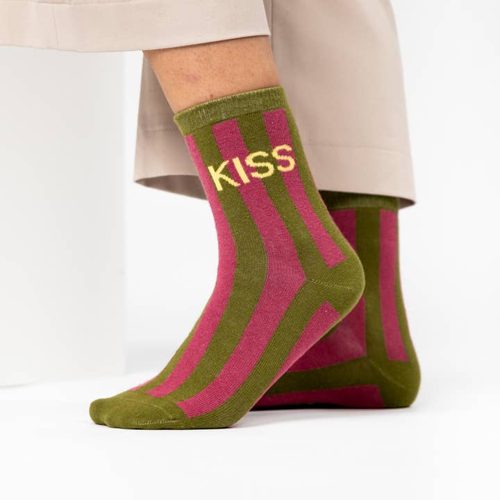 BILLYBELT - Wholesale Socks – Women's - Striped socks - Kiss4