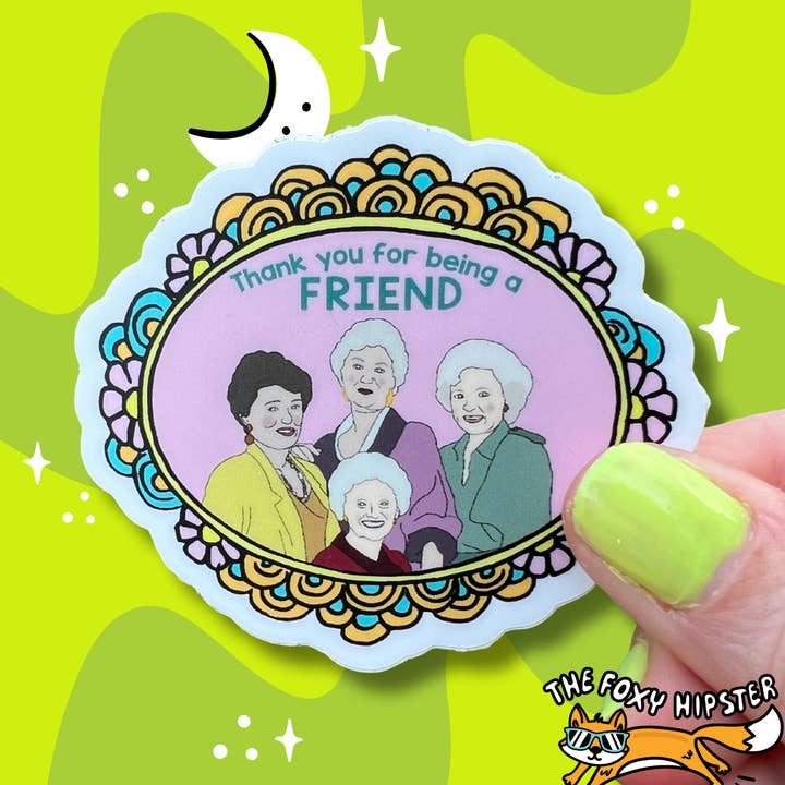 Golden Girls Vinyl Sticker for wholesale by The Foxy Hipster