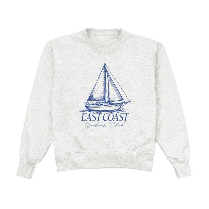 East Coast Sailing Club Sweatshirt - Lane Seven for wholesale by Salty Babe Threads