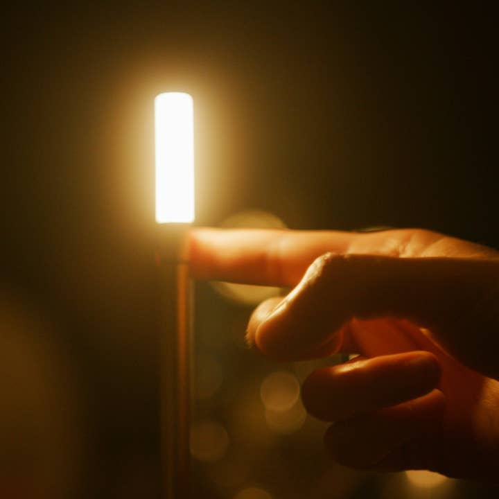 VANMOKUM - Vente Lampes d'appoint/de bureau - Lampe à bougie rechargeable portable GRAYPANTS Wick avec coffret cadeau6