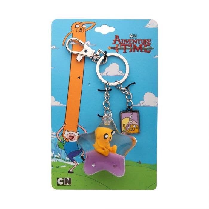 Collector's Outpost - Wholesale Keychain - Unisex - Adventure Time Floating Jake Multi-Charm Keychain2