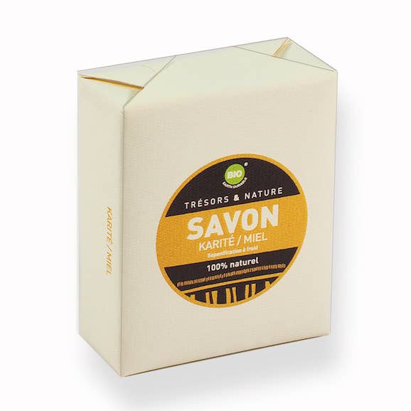 Surgras-Softseife mit unraffinierter Sheabutter und Honig für den Großhandel von Trésors&Nature