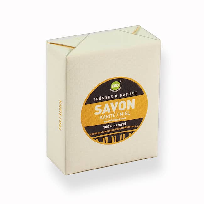 Savon doux surgras - Beurre de Karité non raffiné et Miel pour la vente par Trésors&Nature
