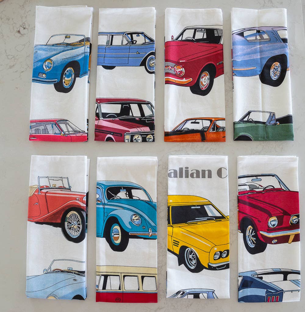 Allgifts Australia - Wholesale Tea Towel - Tea Towel - Retro Caravan2