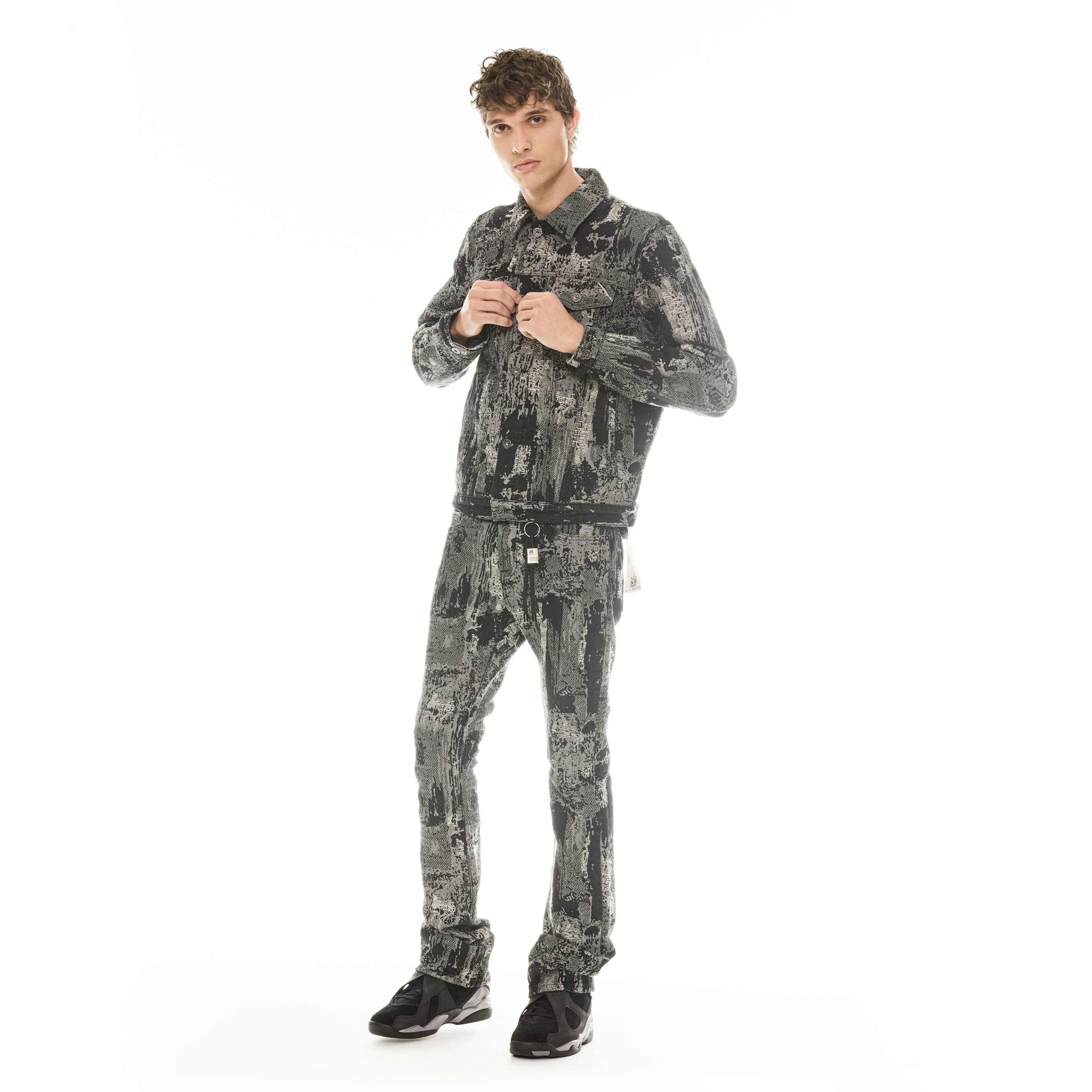 TYPE II DENIM JACKET IN DIGI BLACK for wholesale on Faire2