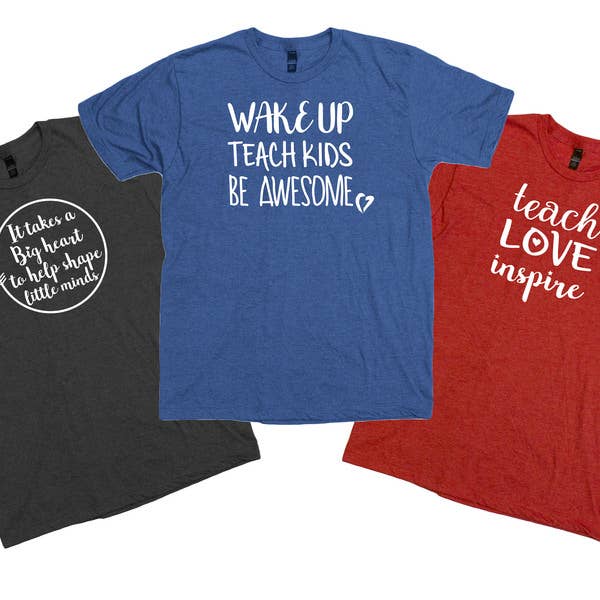 Teacher Life Tees for wholesale by ShopTrendsNow