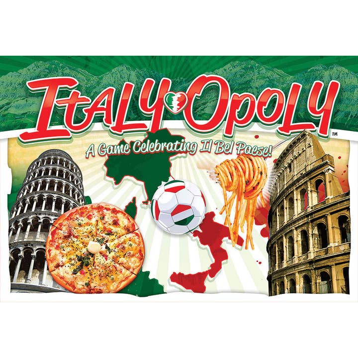 Outset Games and Cobble Hill Puzzles - Wholesale Board Game - Italy-Opoly Board Game
