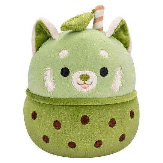 Authentic Street Signs - Wholesale Stuffed/Plush Toy - Kids & Baby - Squishmallow Plush Toy 12" Eitan the Matcha Boba Red Panda