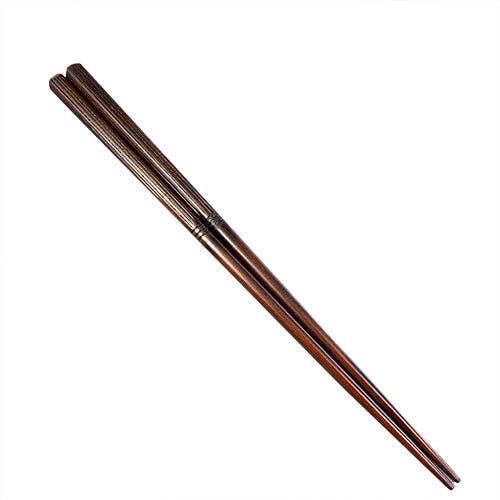 Chopsticks, Brown Long Grooves 3 Notches for wholesale on Faire