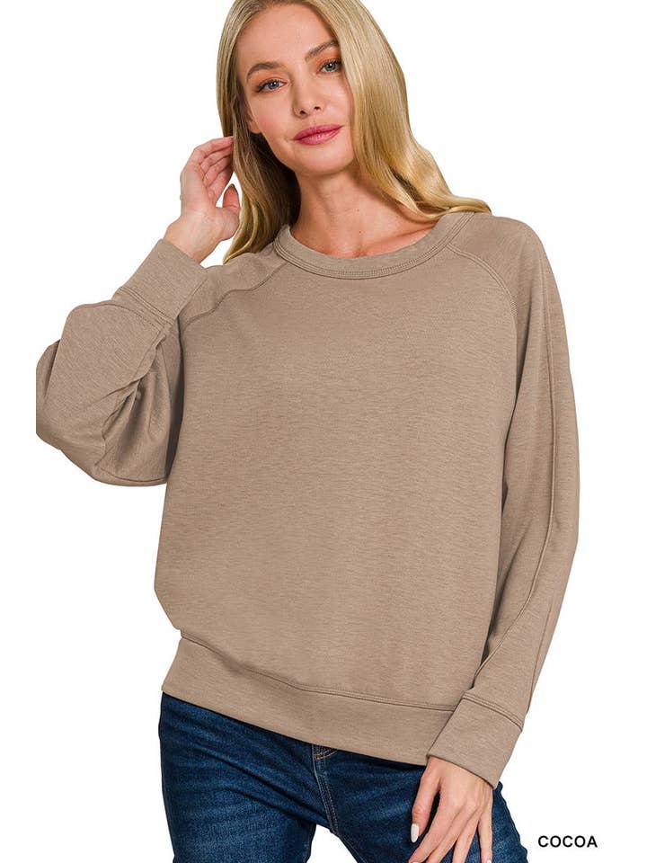 Vanilla Monkey - Wholesale Sweatshirt - Women's - Soft Scuba Crewneck Sweatshirt4