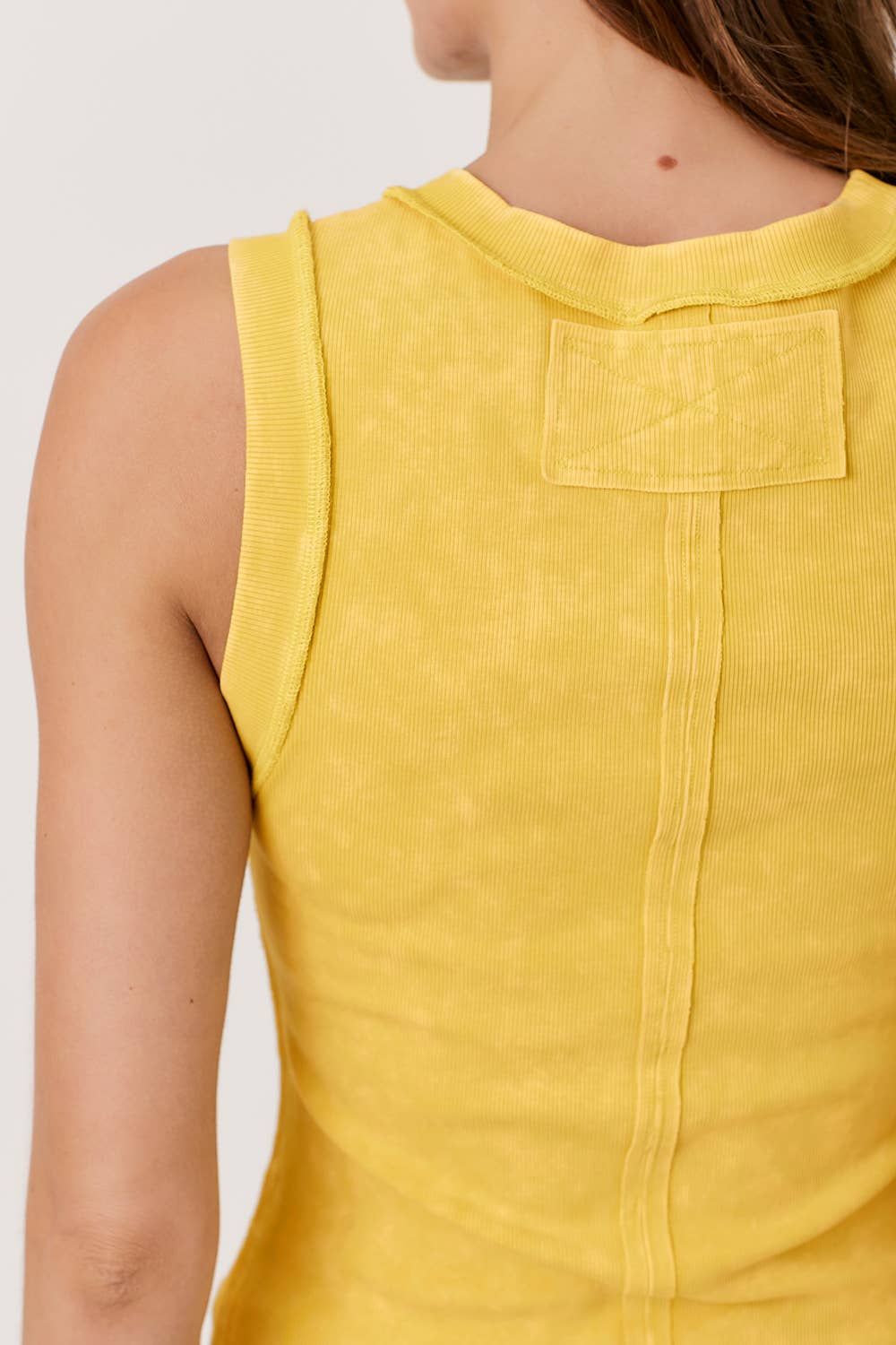 Mystree - Wholesale Tank Top - Women's - 60556 Exposed Seaming Ribbed Tank45