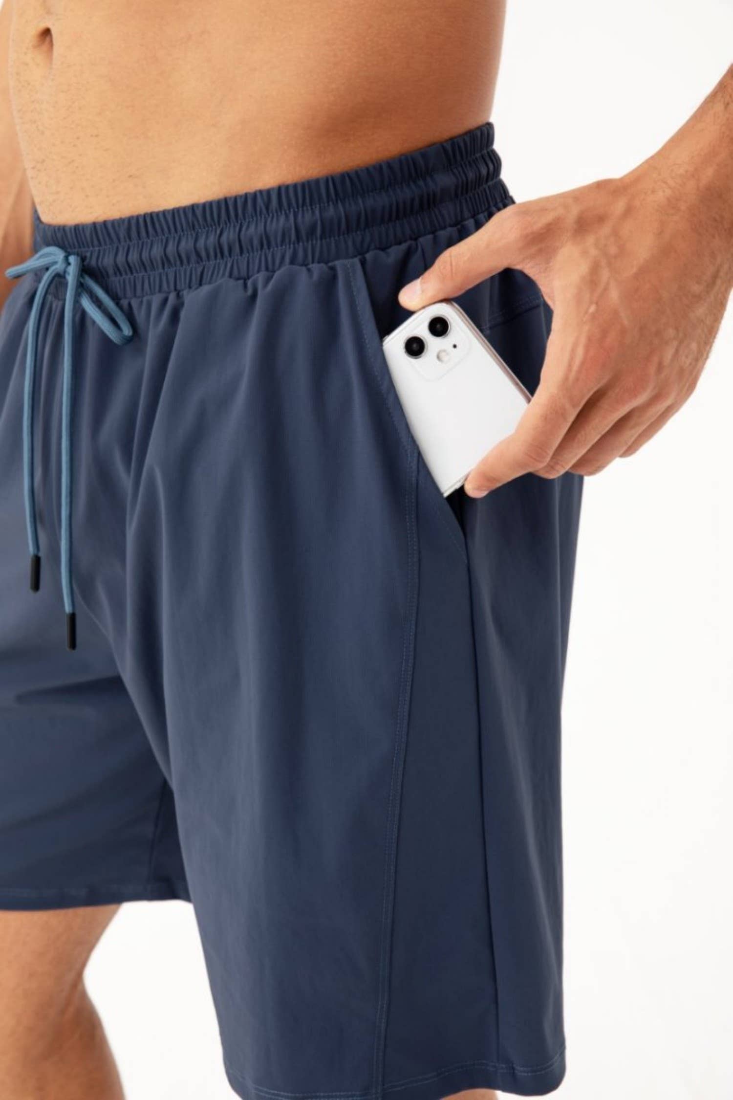 Active by Anna-Kaci - Wholesale Athletic Shorts - Men's - Lightweight Athletic Training Shorts with Elastic Waistband6