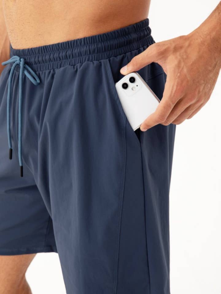 Active by Anna-Kaci - Wholesale Athletic shorts – Men's - Lightweight Athletic Training Shorts with Elastic Waistband6