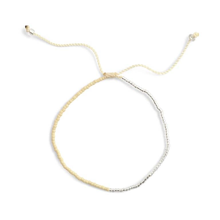 ByBazz - Vendita all'ingrosso Bracciale con perline - Braccialetto Silver Touch in perline di vetro2