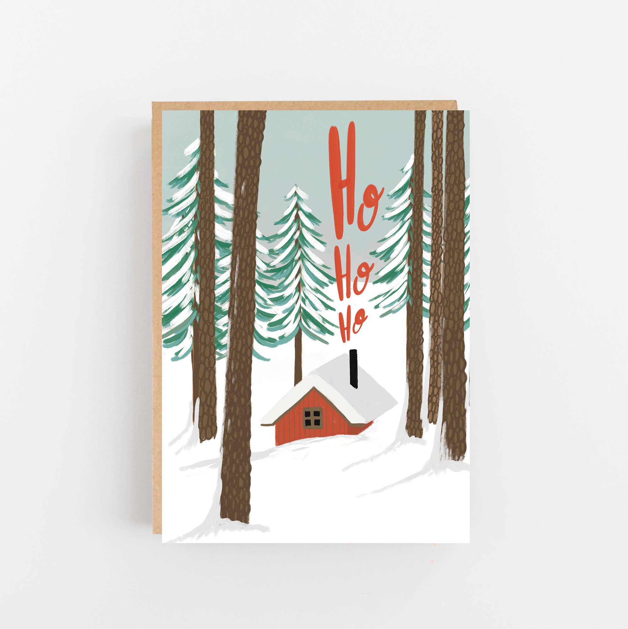 Lomond Paper Co – wholesale Christmas card – Ho Ho Ho Christmas Card Set of 8 Cards Boxed3