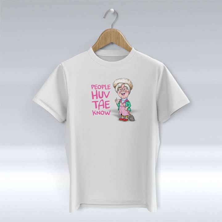 People Huv Tae Know - T-Shirt for wholesale by Pureminted