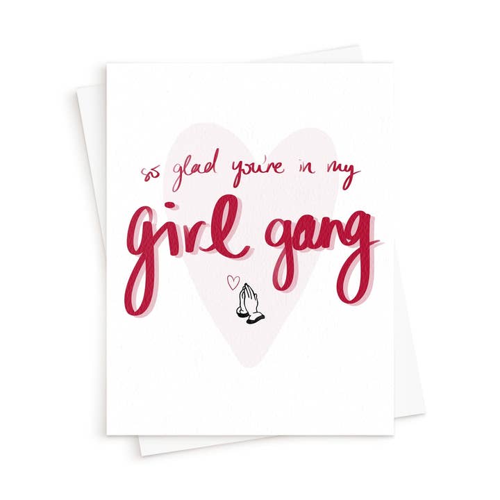 The Girl Gang Card for wholesale by Queen B Cards
