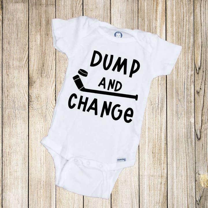 Dump and Change Baby Onesie for wholesale by Minis by Meg