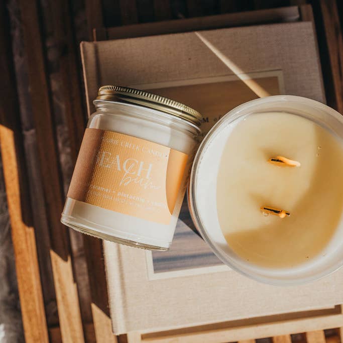 Prairie Creek Candles - Wholesale Jar/Filled Candle - BEACH BUM | NON TOXIC SOY WAX CANDLE | SUMMER COLLECTION