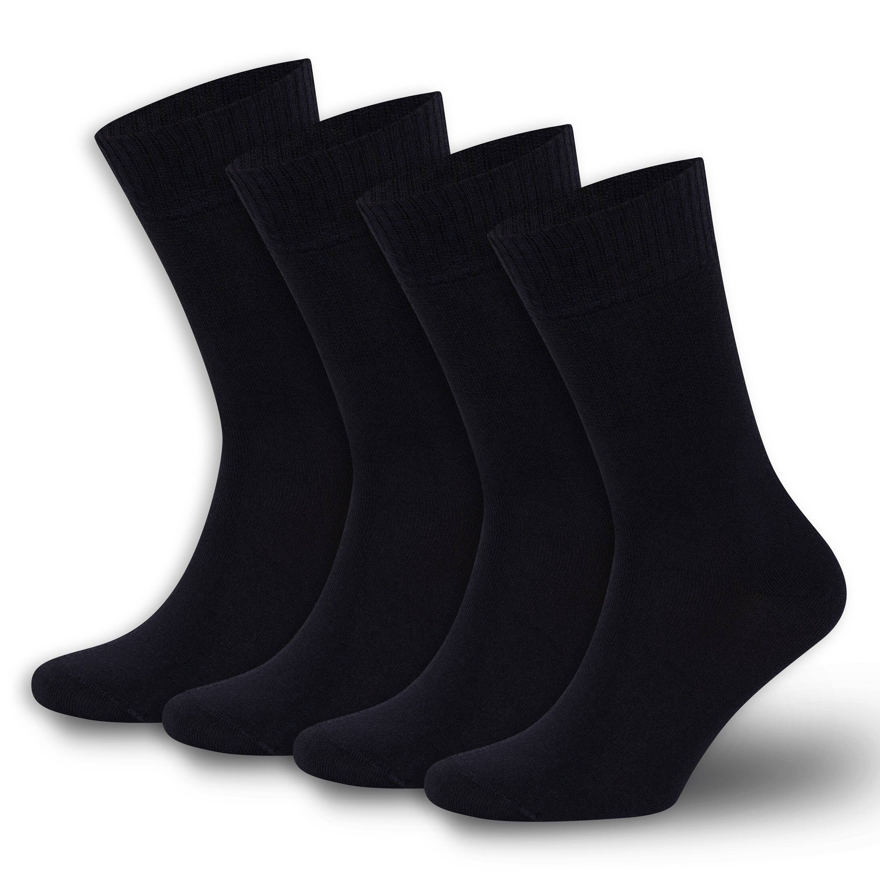 Bambooven - Wholesale Socks - Unisex - Men & Women Bamboo Diabetic Crew Socks 4-Pack 2