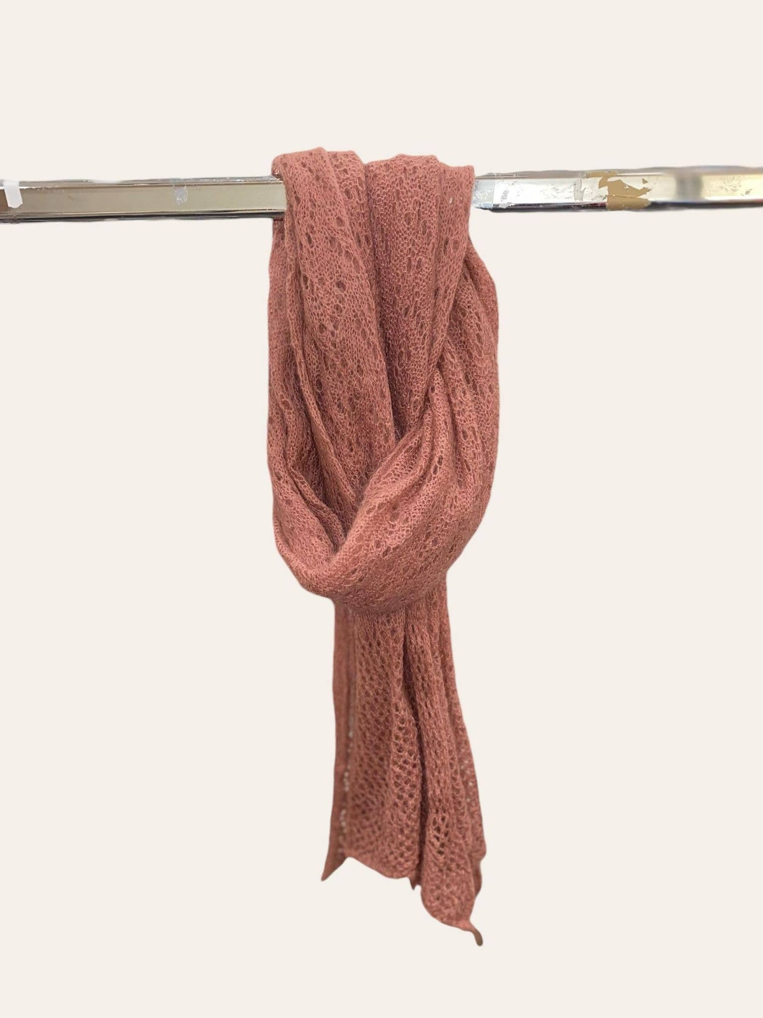 NAÏS PARIS - Wholesale Scarf - Women's - OPENWORK MOHAIR WOOL SHAWL31