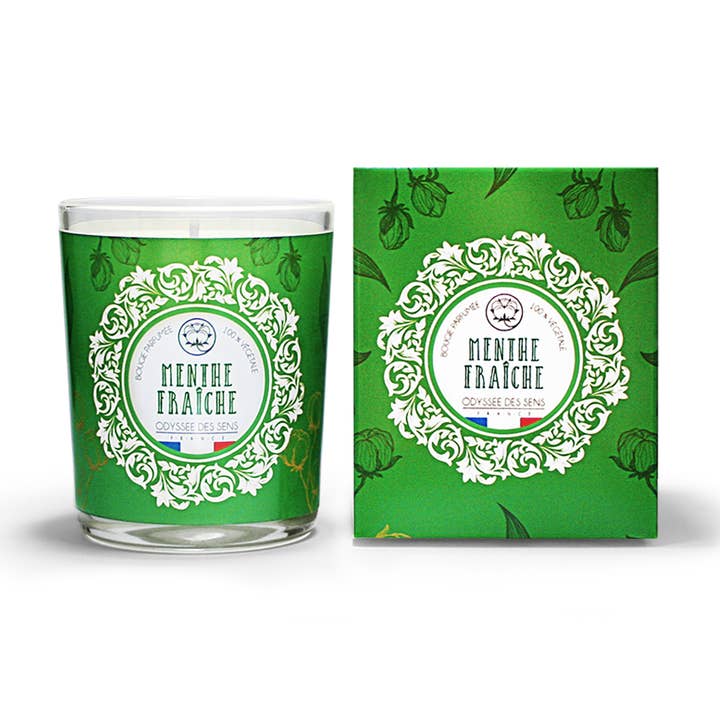 Fresh Mint - Candle 180g for wholesale by ODYSSÉE DES SENS